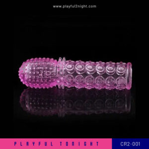 Playful Tonight_CR2-001_Crystal Condom Penis Extension Sleeve For Men