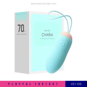 Playful2night_Easy Live Pudding (Charm)Wireless Remote Control Vibrating Egg_VE1-015