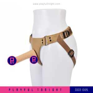 Playful2night_Roomfun®Liquid Silicone Dildo Buckle Wearable Pants_DD3-005