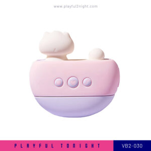 Playful2night_Popocat wandering in the bubble Suction Vibrator Nipple Clamps Delight Set