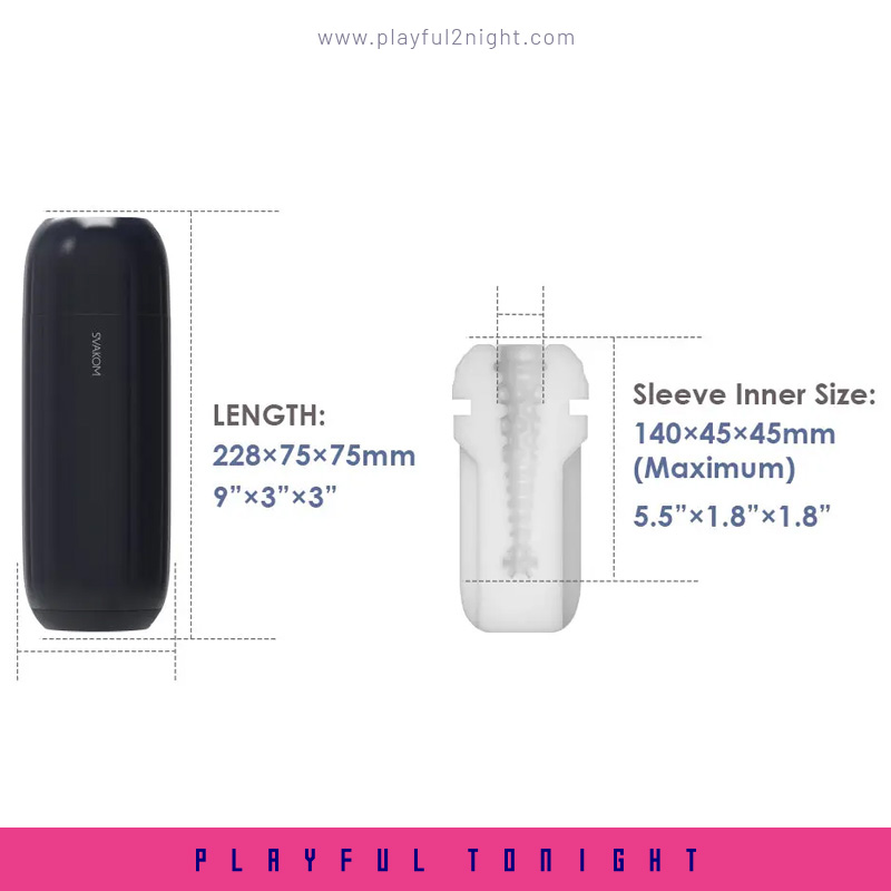 Svakom Sam Neo 2 Pro – Interactive Heating, Sucking & Vibrating Masturbator with App Control - Image 7